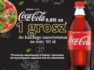 Promocja Cola za grosz powyżej 50zł